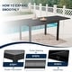 preview thumbnail 12 of 10, 9 Pieces Outdoor Dining Set with Extendable Dining Table