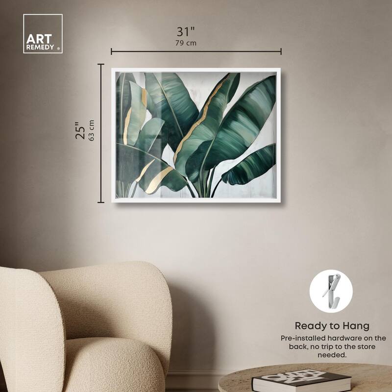 Jungle Jewel Jade I Shadowbox by Art Remedy