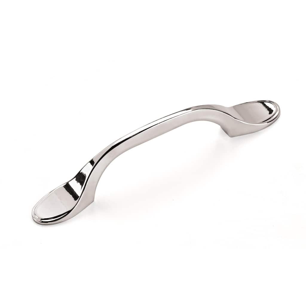 Ravino 3 in (76 mm) Center-to-Center Polished Chrome Cabinet Pull