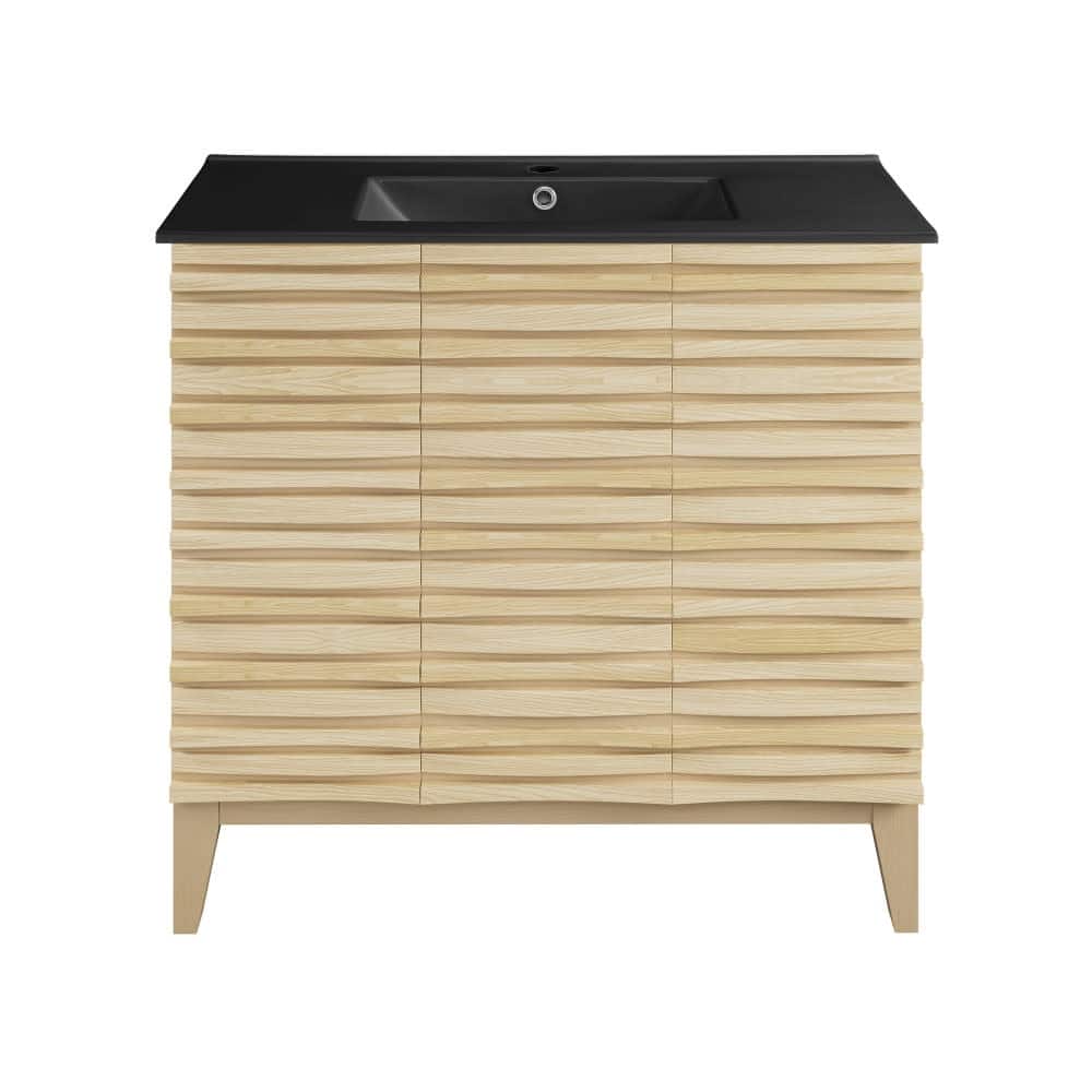 Swiss Madison SM-BV471MB Cascade 37" Free Standing Single Basin Vanity