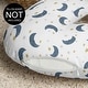 preview thumbnail 3 of 4, Sweet Jojo Designs Moon Star Nursing Breastfeeding Pillow Cover Case (Pillow Not Included) Blue Watercolor Bear Gender Neutral