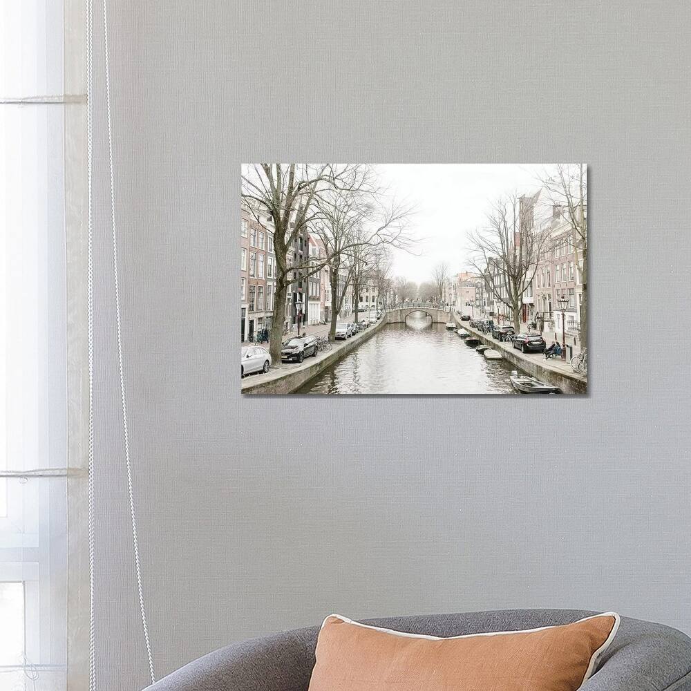 iCanvas "Amsterdam Canal" by lovelylittlehomeco Canvas Print