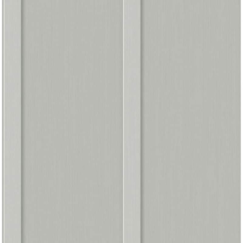 NextWall Faux Board & Batten Peel and Stick Wallpaper - 20.5 in. W x 18 ft. L - Harbor Grey