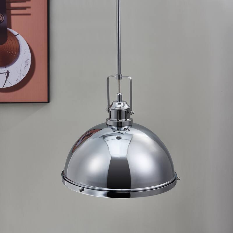Singel Pendant 21.5 Inch Chrome Finish