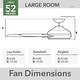 preview thumbnail 9 of 25, Hunter 52" Jetty Outdoor Ceiling Fan with Wall Control and Wet-Rated