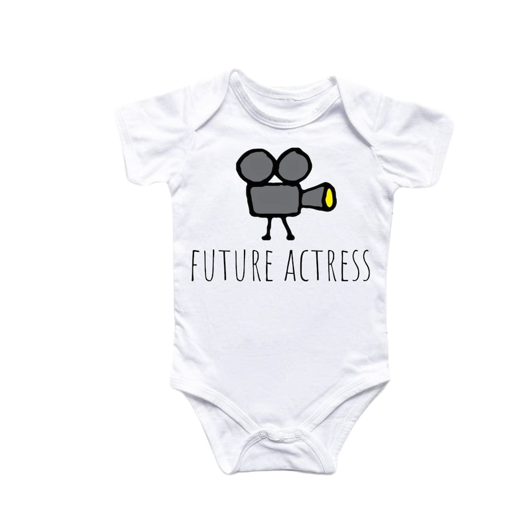 Actress - Baby Boy Girl Clothes Infant Bodysuit Funny Cute Newborn