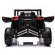 preview thumbnail 62 of 93, Electric Ride-On Car with 3-Point Safety Harness, USB Music Player, LED Lights, and High-Low Speed - Kids UTV Adventure