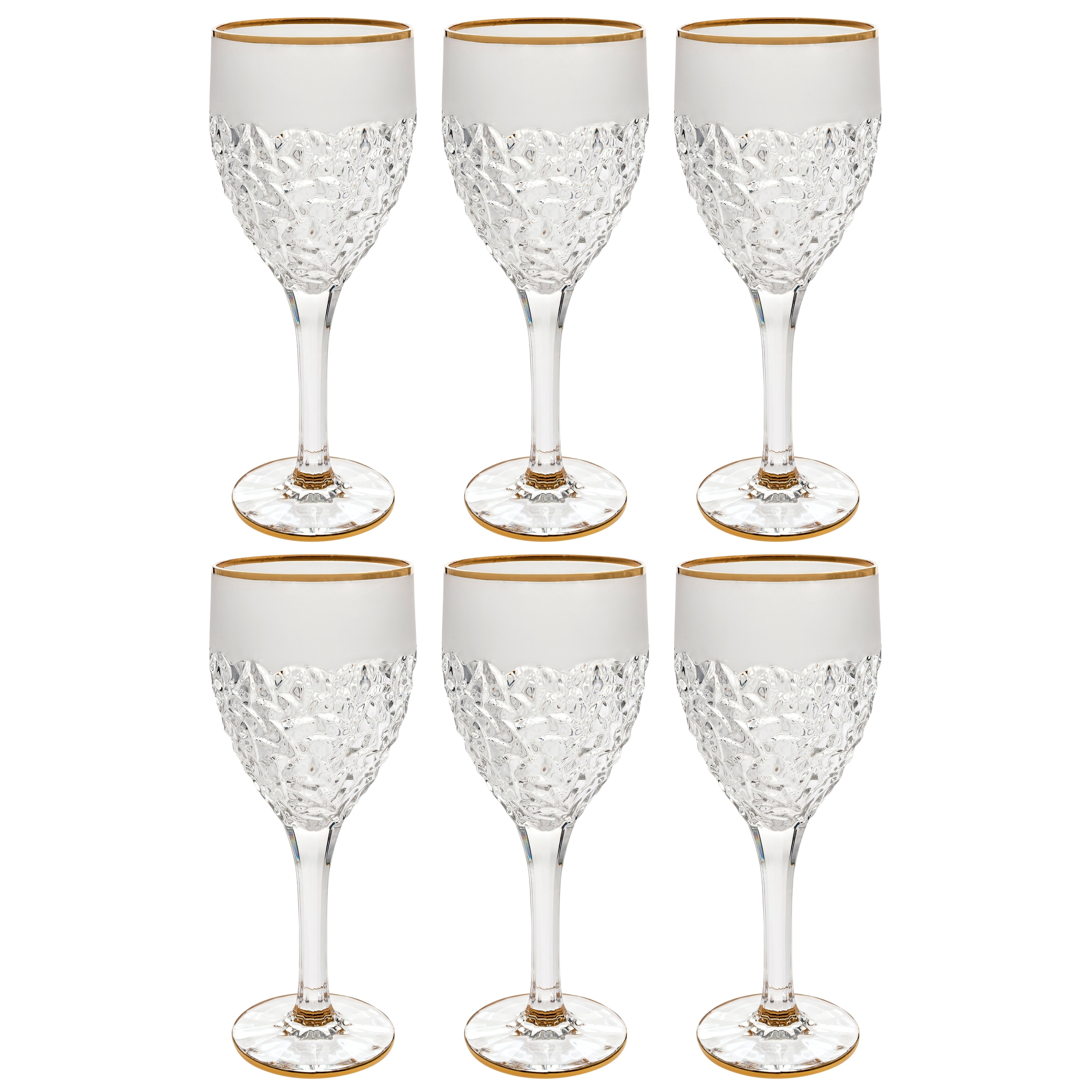 Majestic Gifts Inc.Glass Wine Goblets-W/ Swarovski Diamonds-16oz-Set/4 -  3.75 - Bed Bath & Beyond - 35236469