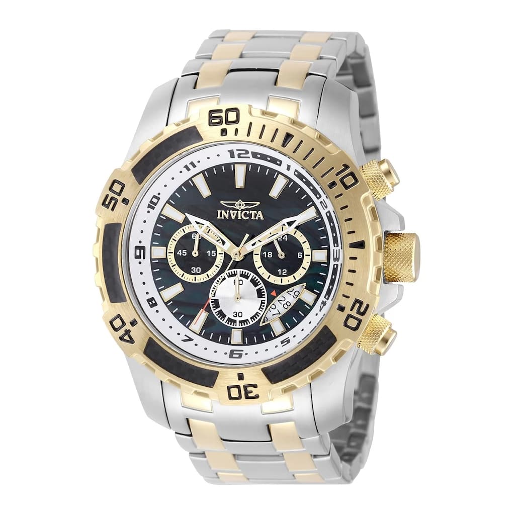 Invicta Men's 49852 Pro Diver Quartz VD53 Black Dial Watch