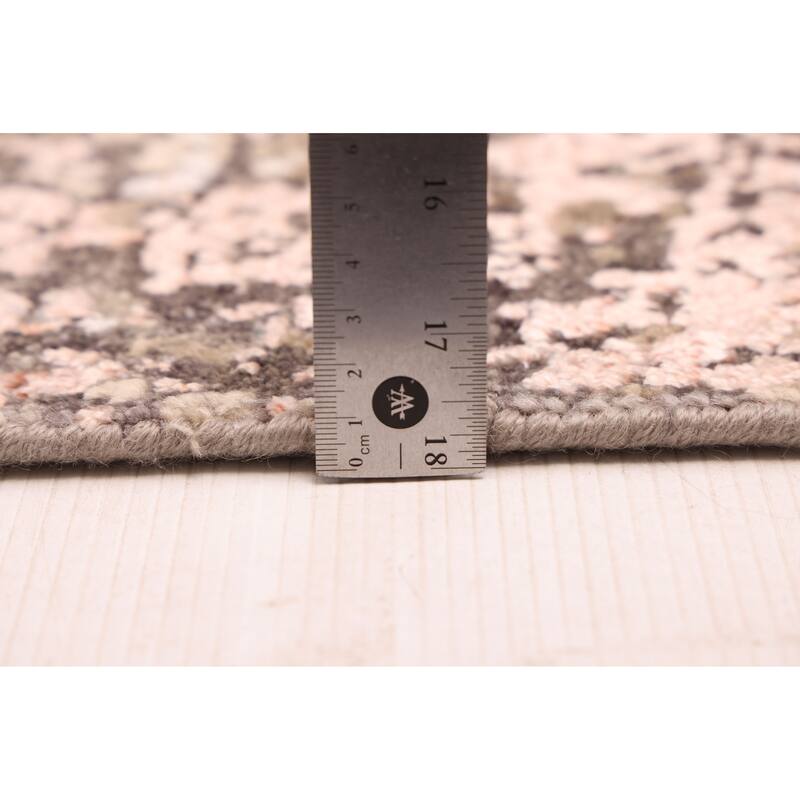 ECARPETGALLERY Hand-knotted Legacy Taupe Silk, Wool Rug - 2'5 x 10'2