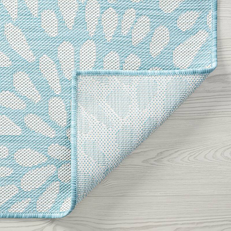 Exo Coastal Floral Indoor/Outdoor Area Rug