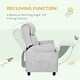 preview thumbnail 13 of 16, Qaba Kids Recliner Chair Children Sofa Angle Adjustable Single Lounger Kids Armchair Gaming Chair with Footrest for Ages 3-8