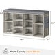 preview thumbnail 4 of 32, Shoe Storage Bench Cubby Organizer for Entryway