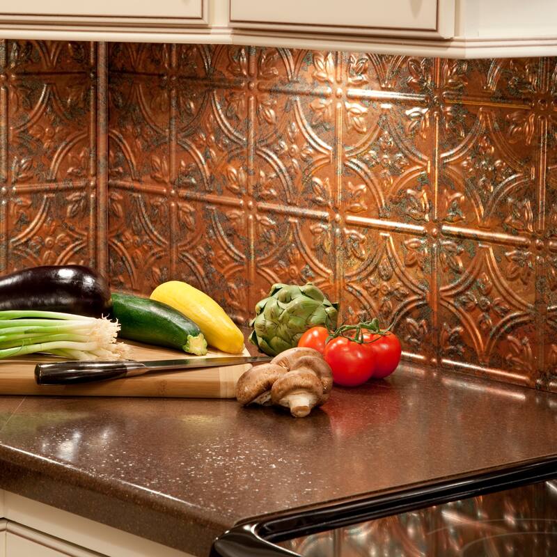 FASÄDE Traditional Style 1 Decorative Vinyl Backsplash Panel
