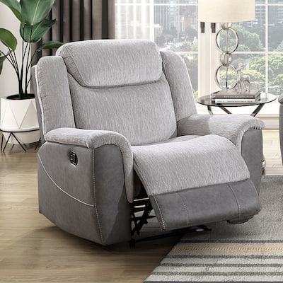 Nadalia Fabric Upholstery Manual Reclining Chair