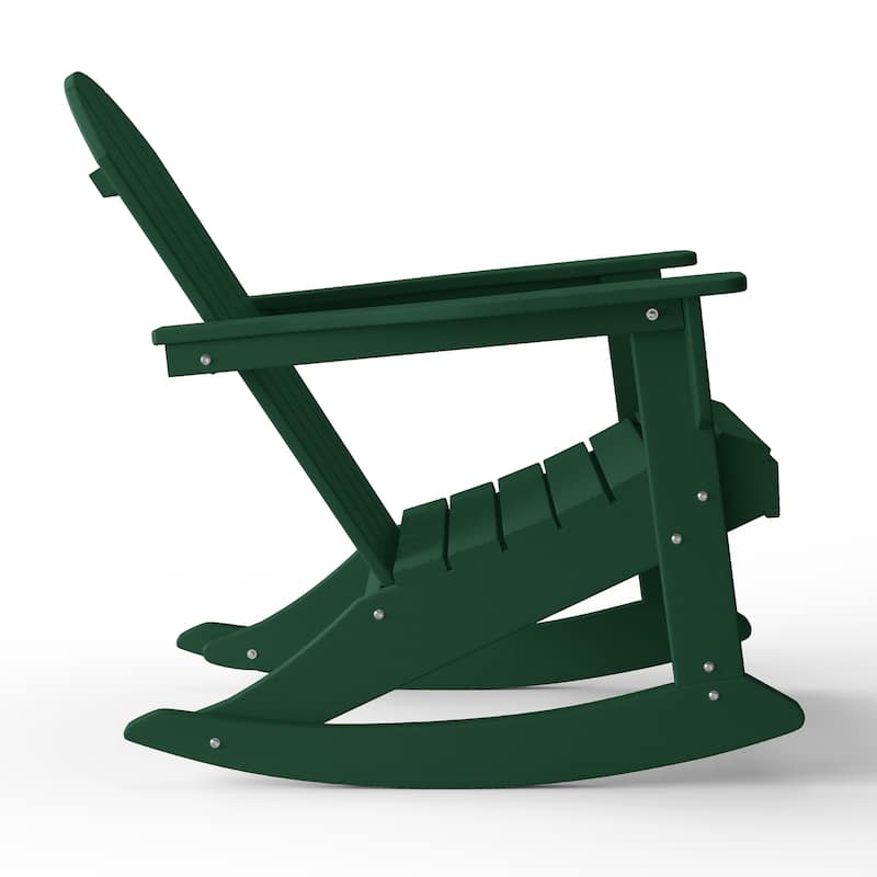 Polytrends Laguna Hdpe All Weather Outdoor Patio Rocking Chair