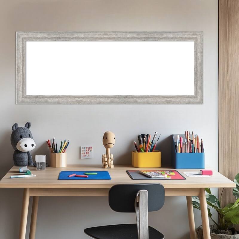 Amanti Art Angled Bronze Framed Dry Erase Magnetic Board