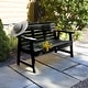 preview thumbnail 5 of 27, Highwood Weatherly Eco-Friendly 4-foot Garden Bench - N/A