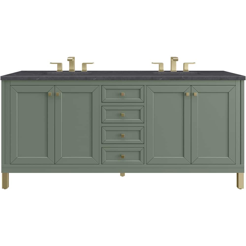James Martin Vanities 503-V72-3CSP Chicago 72" Free Standing Double