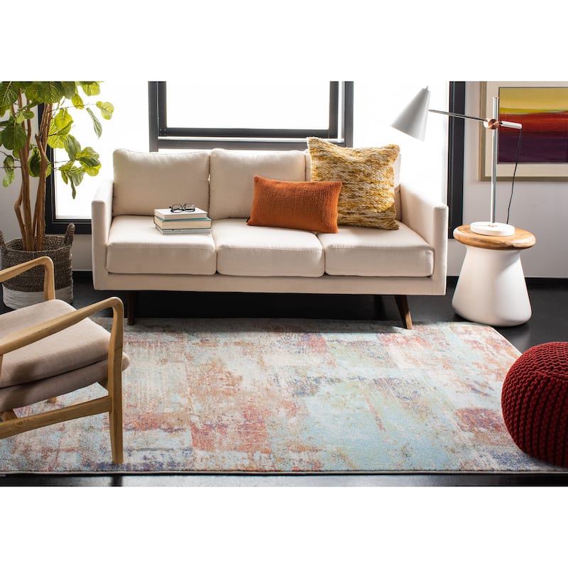 SAFAVIEH Prism Mursel Vintage Abstract Rug