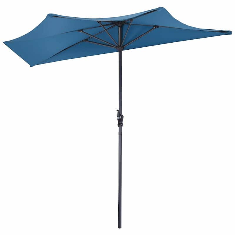 9' Half Round Patio Umbrella Sunshade