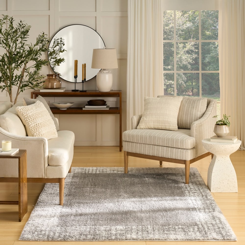 Nourison Pacific Shag Indoor only Solid Area Rug