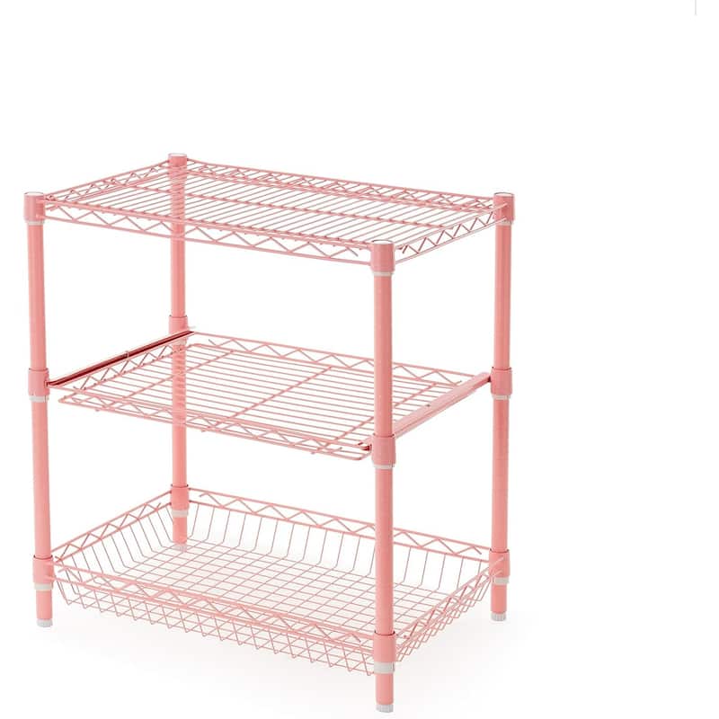 Suprima® Double Height Fridge Stand by DormCo - Pink