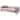 3-Seater Sofa Couch Pink Sleeper Sofa Couch with Square Armrests, Lounge Sofa Couch Settee Accent Couch