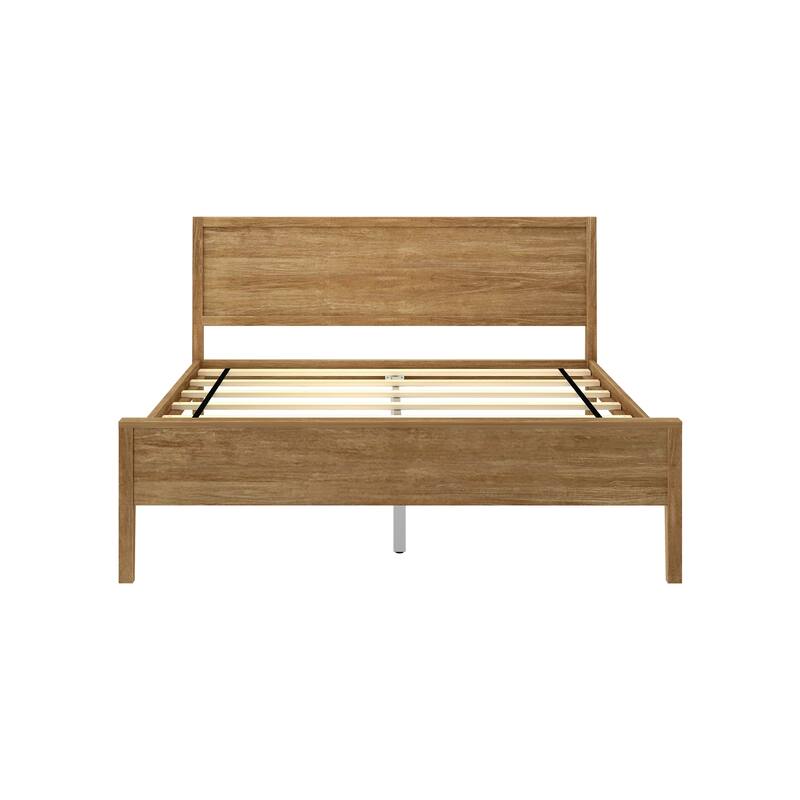 Max and Lily Queen-Size Bed with Panel Headboard