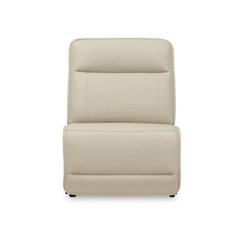 Signature Design by Ashley Double Deal Beige 5-Piece Reclining Sectional with Console - 136.25"W x 90.75"D x 42.5"H
