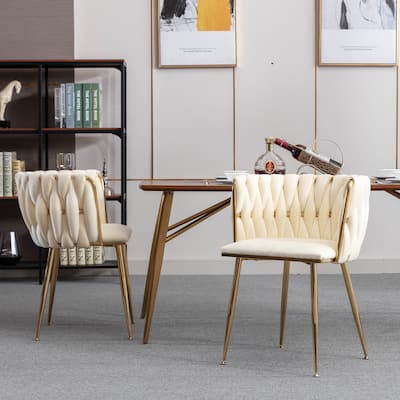 Modern Design Dining Chair with Legs,Set of 2