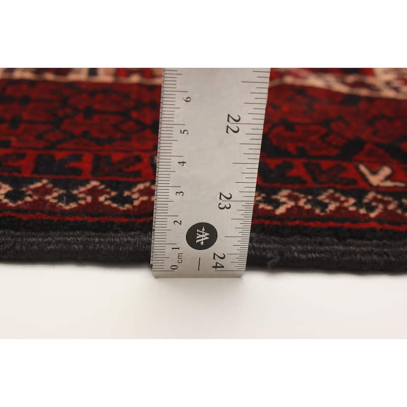 Teimani Burgundy Rug 2'10" x 4'4" - 2'10 x 4'4