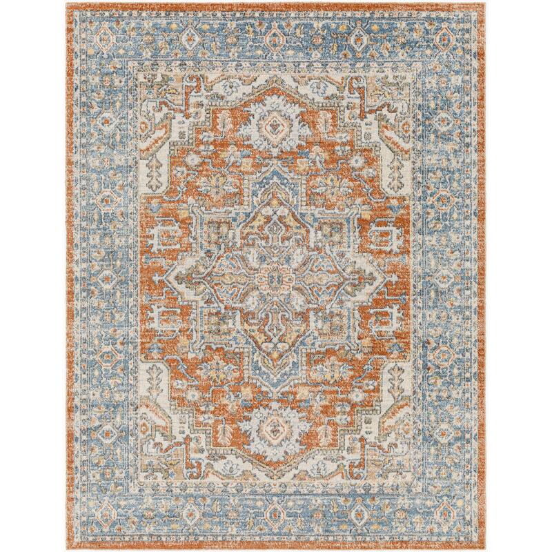 Livabliss Traditional Lillian Medallion Washable Area Rug