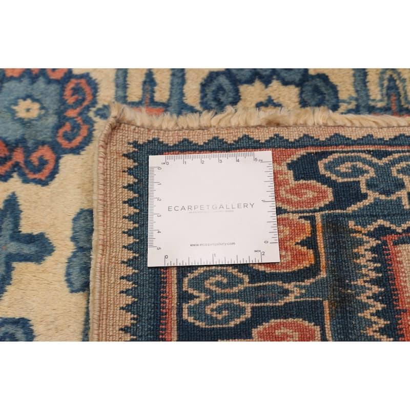 ECARPETGALLERY Hand-knotted Melis Vintage Cream Wool Rug - 5'2 x 6'3