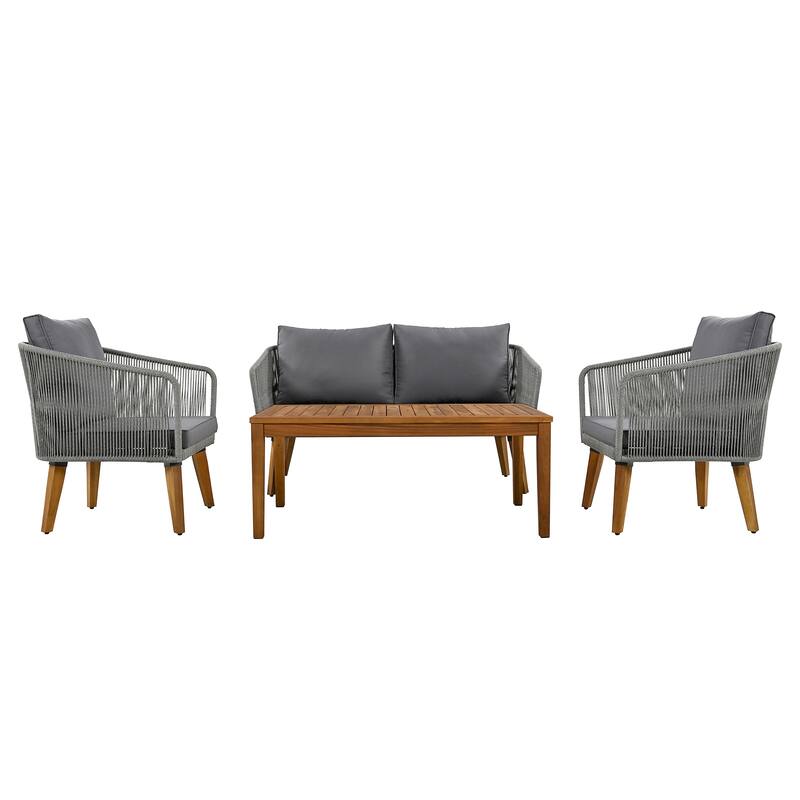 4-Piece Patio Conversation Set