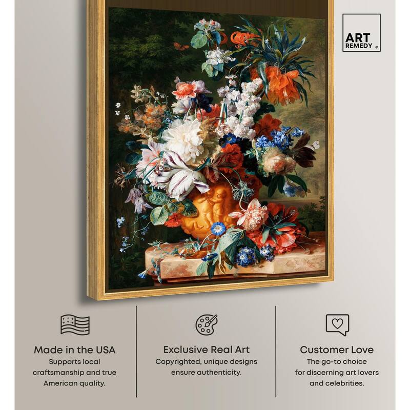 Bouquet of Flowers (1724) Canvas by Art Remedy