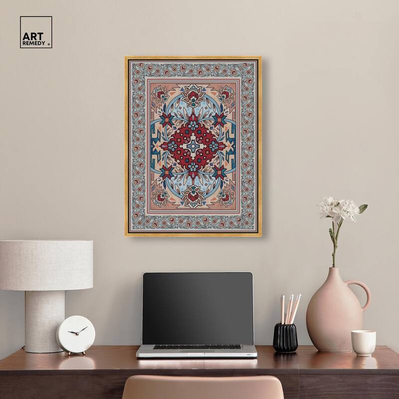 Ornamental bloom Canvas by Art Remedy