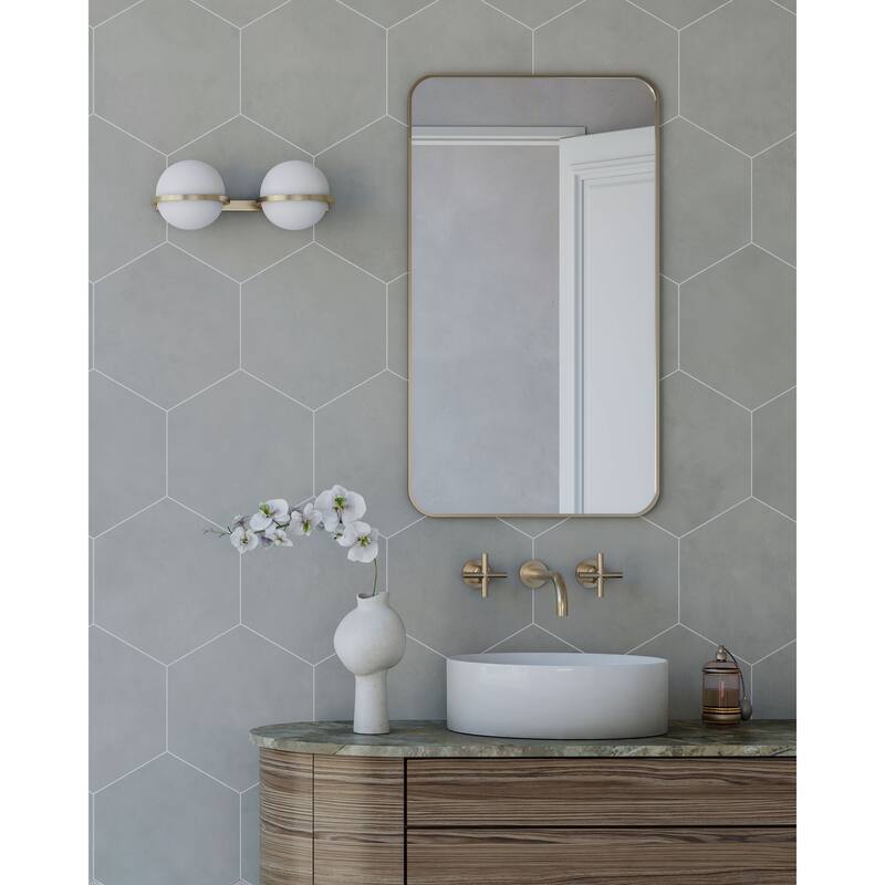 Honeycomb Hexagon 9 in. x 10 in. Glazed Porcelain Wall and Floor Tile