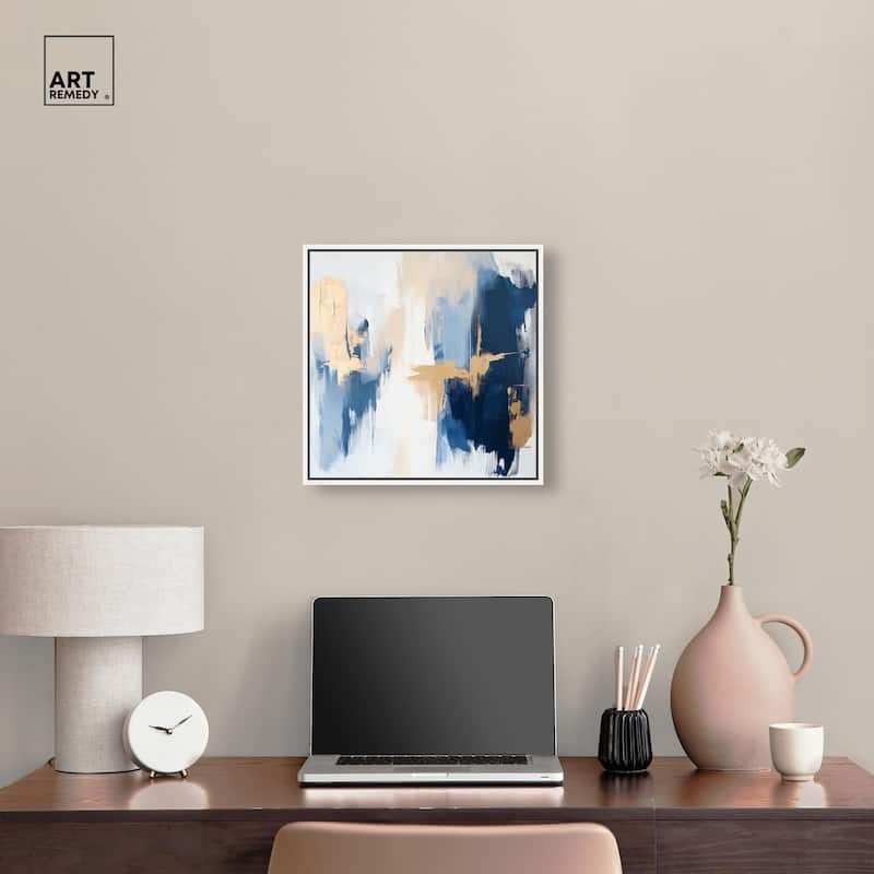 Tranquil Blue Depths II Canvas by Art Remedy