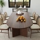 preview thumbnail 24 of 22, Solid Wood 79'' Oval Dining Table for 8 People Nordic style - 79*33.5