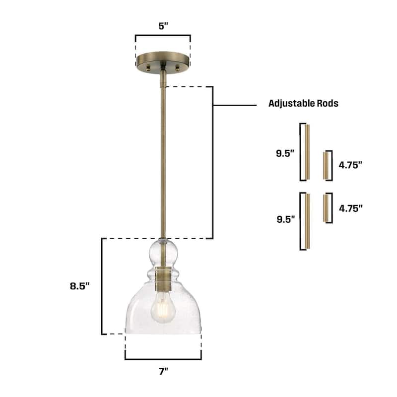 Westinghouse Lighting Fiona One-Light Mini Pendant