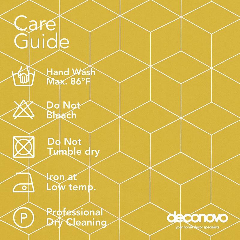 Deconovo Colorful Blackout Gold Honeycomb Curtains 42 Width(2 Panel)