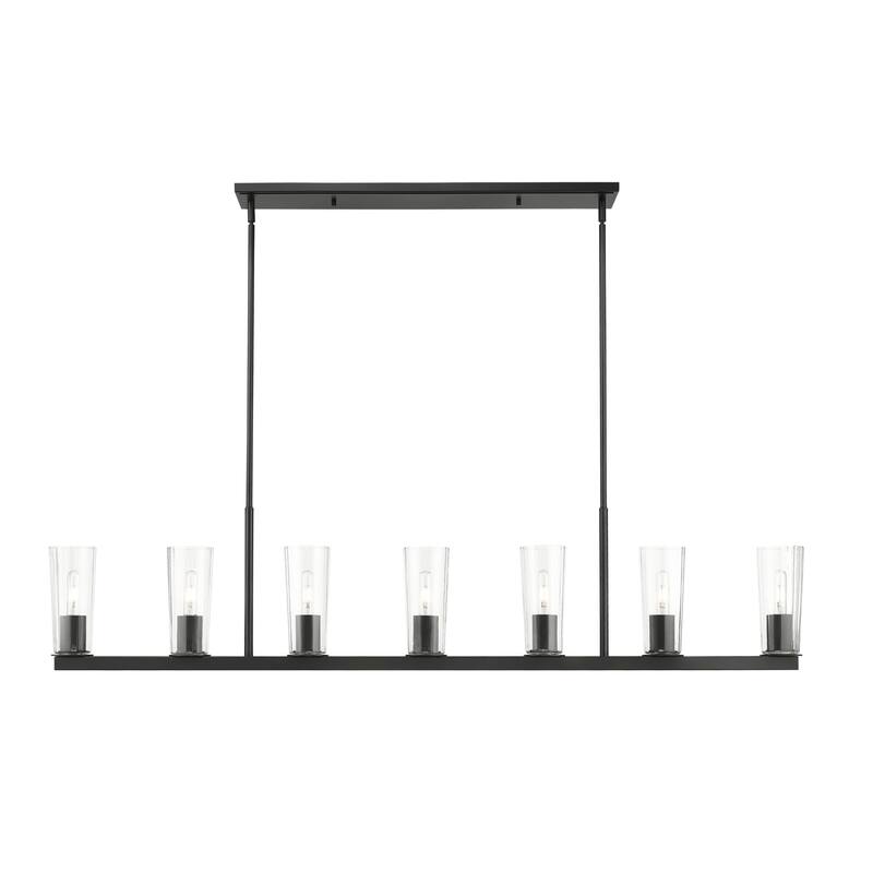Z-Lite 826-7L Titus 7 Light 64" Wide Linear Chandelier