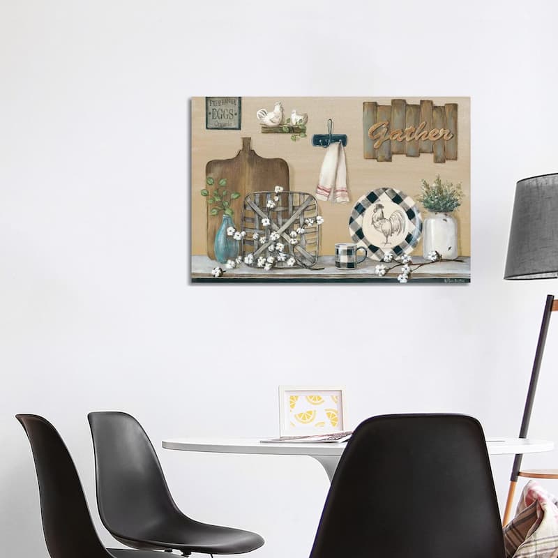iCanvas "Farmhouse Kitchen" by Pam Britton Canvas Print - 26x40x1.5