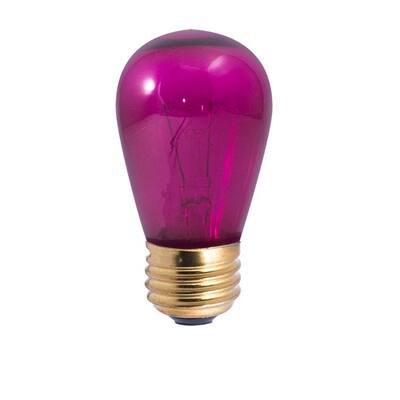 Bulbrite Pack of (25) 11 Watt Dimmable S14 Incandescent Light Bulbs with Medium (E26) Base