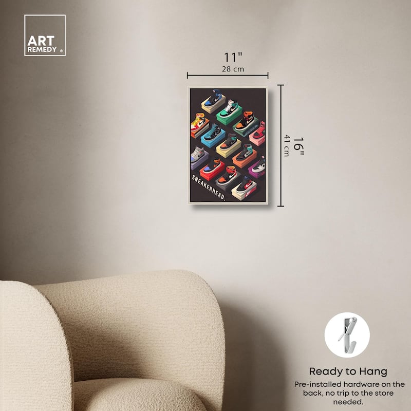 Sneaker Collection Dreams Canvas by Art Remedy