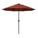 preview thumbnail 50 of 89, North Bend 9-foot Auto-tilt Round Sunbrella Patio Umbrella by Havenside Home Terracotta