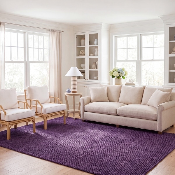 SAFAVIEH Jerneja Handmade Solid Chunky Jute Area Rug - Bed Bath