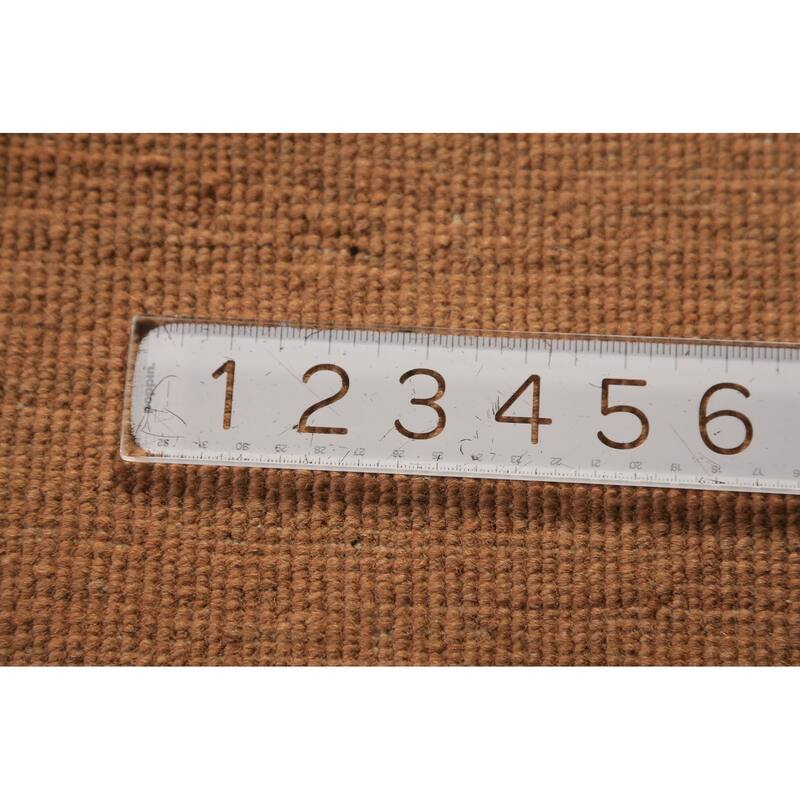 Gabbeh Modern Area Rug Handmade Oriental Orange Wool Carpet - 5'7" x 7'10"