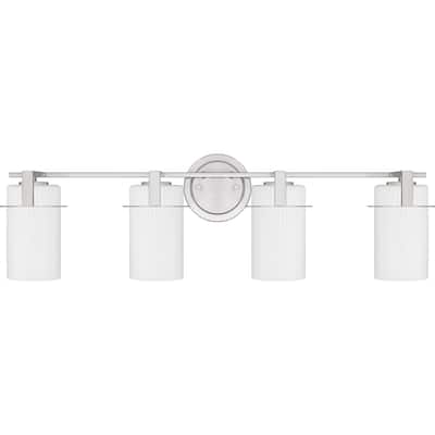 Seymour 4-Light Brushed Nickel Bath Light